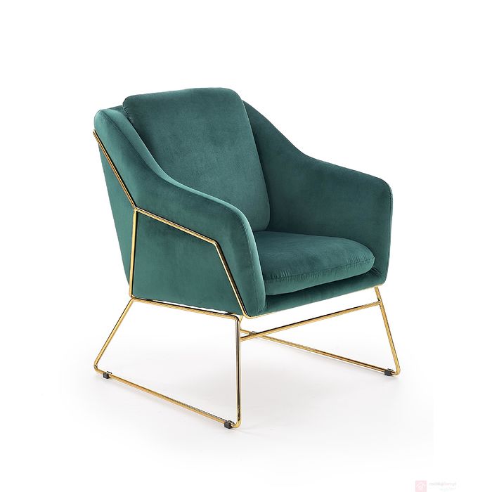 Fotel SOFT 3 Halmar ciemny zielony