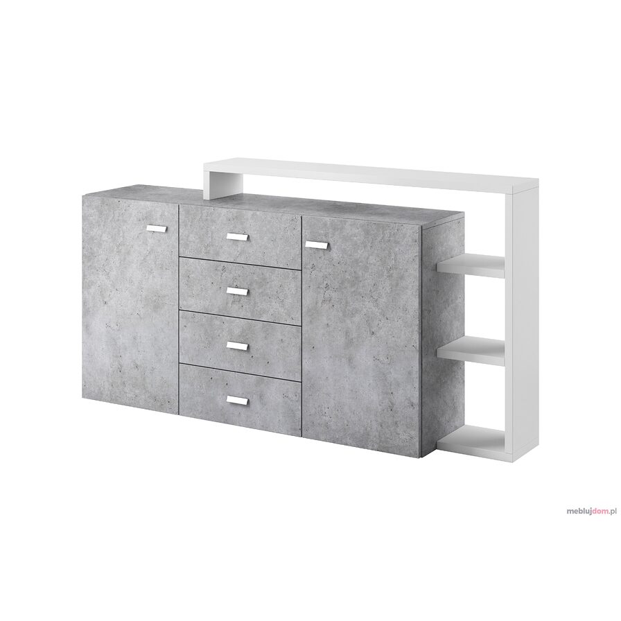 Komoda BOTA 27 białyy+beton