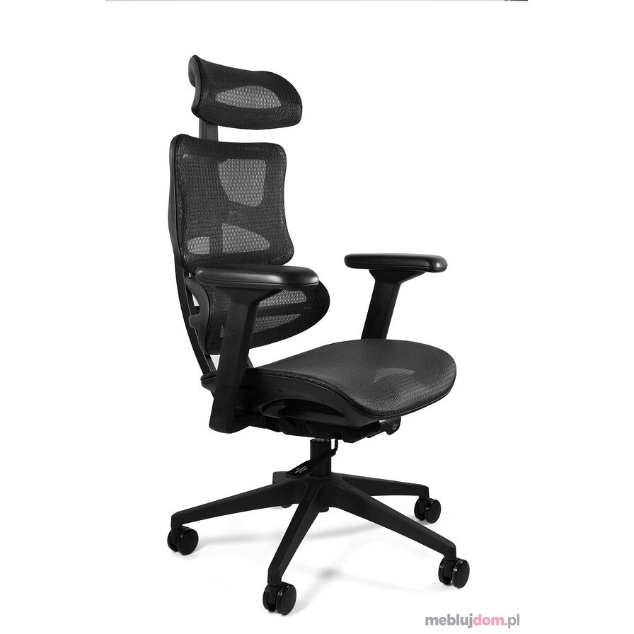 Fotel ergonomiczny ERGOTECH Unique nylonowa podstawa
