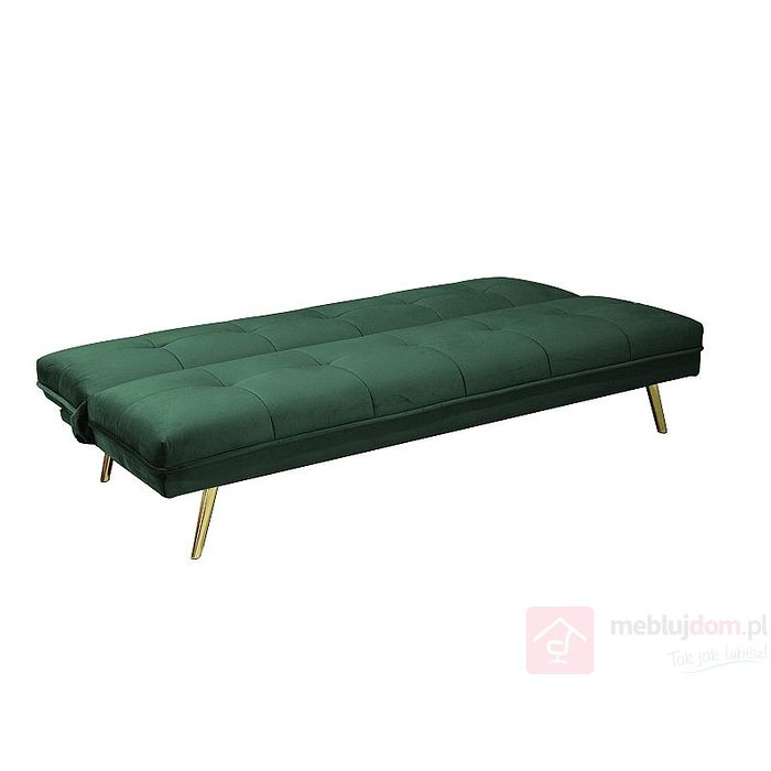 Sofa MORITZ VELVET Signal bgranatowy aksamit + złote nogi