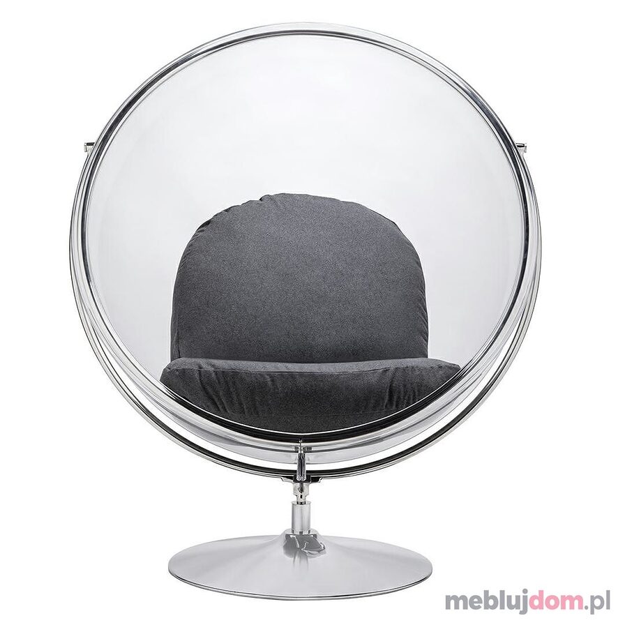 Fotel BUBBLE STAND 2 materiał wełna szary
