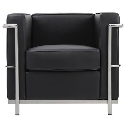 Fotel SOFT LC2 czarny frontem