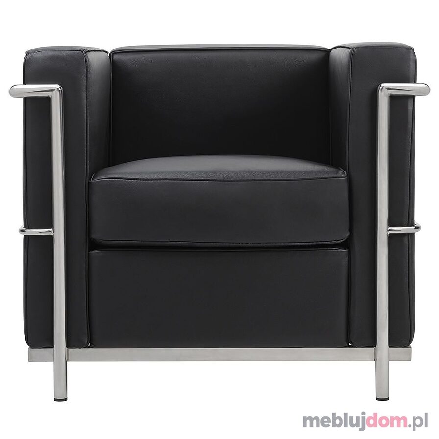 Fotel SOFT LC2 czarny frontem