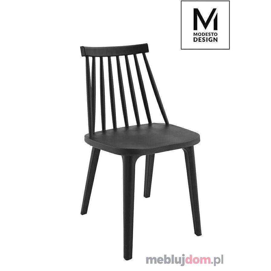 MODESTO krzesło RIBS BLACK
