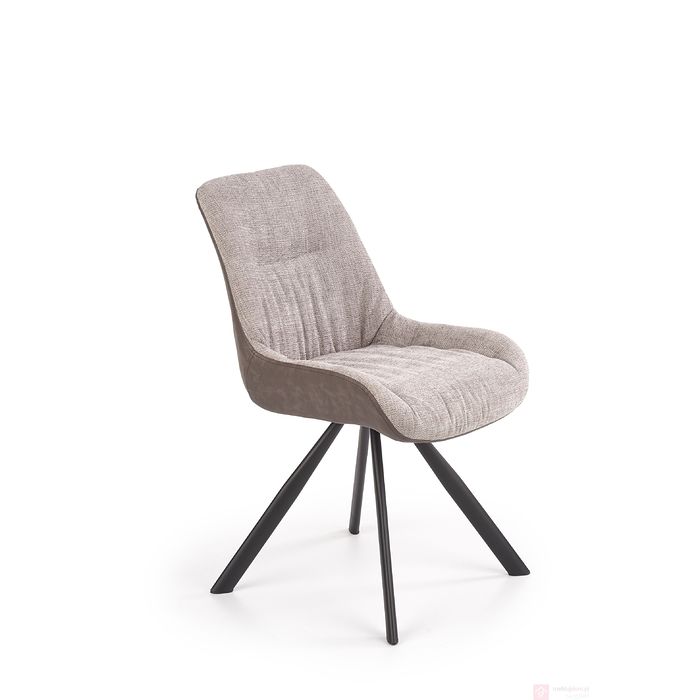Krzesło K-393 Halmar popielato-brązowy