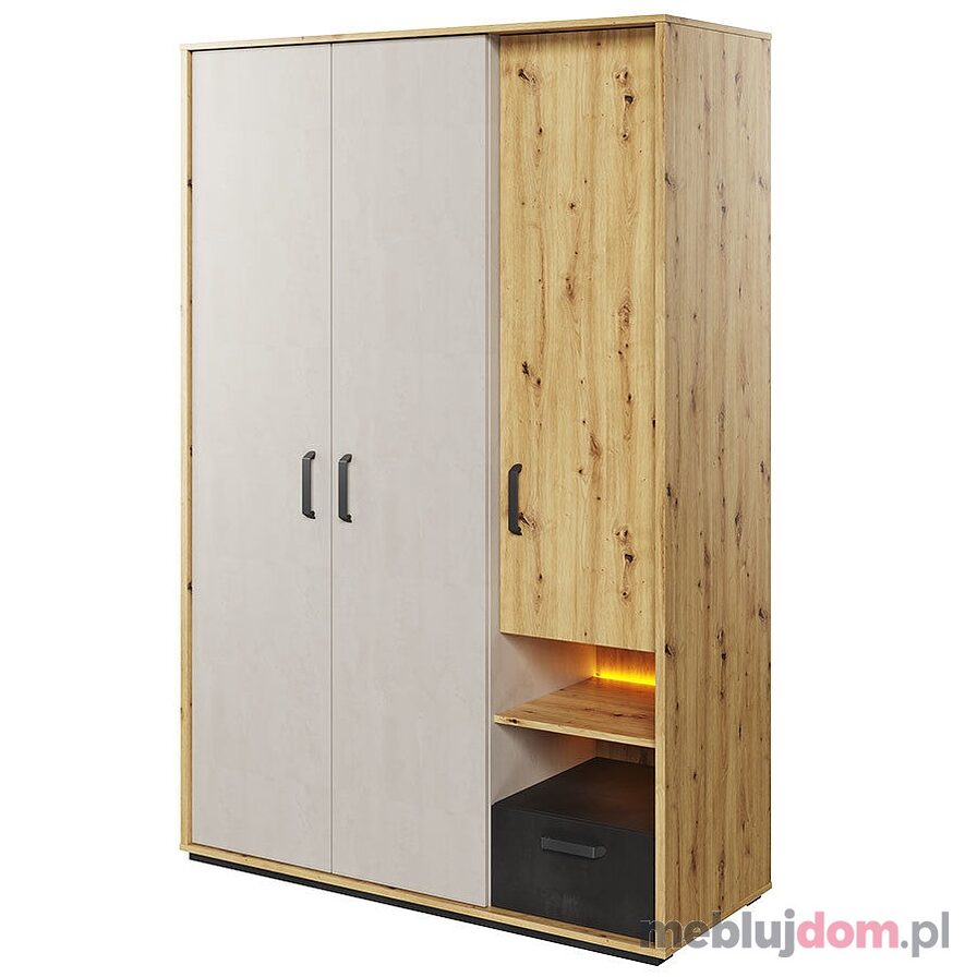 Szafa 3D1S z oświetleniem QUBIC QB-02