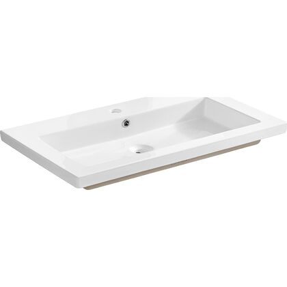 Umywalka ceramiczna SPIRIT WHITE 100 cm