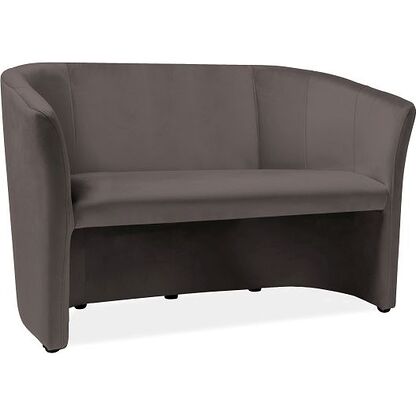 Sofa klubowa TM-2 Velvet Signal szary