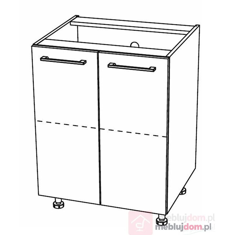 Szafka dolna MONO BLACK D