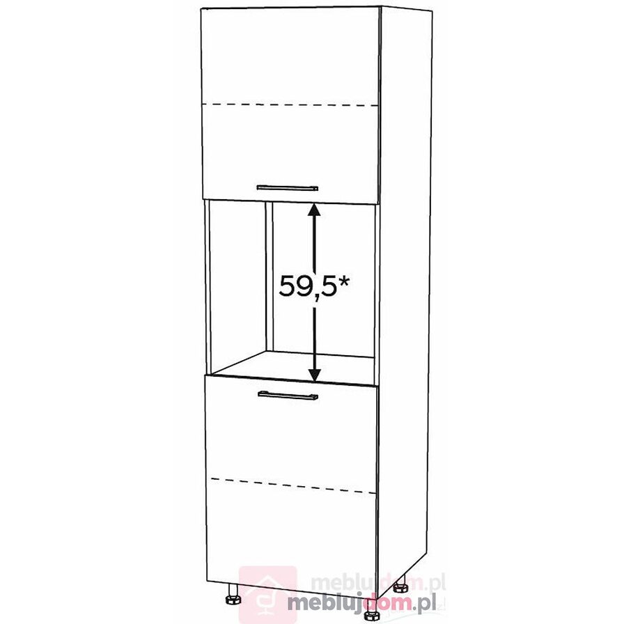 Szafka dolna MONO BLACK SDP60