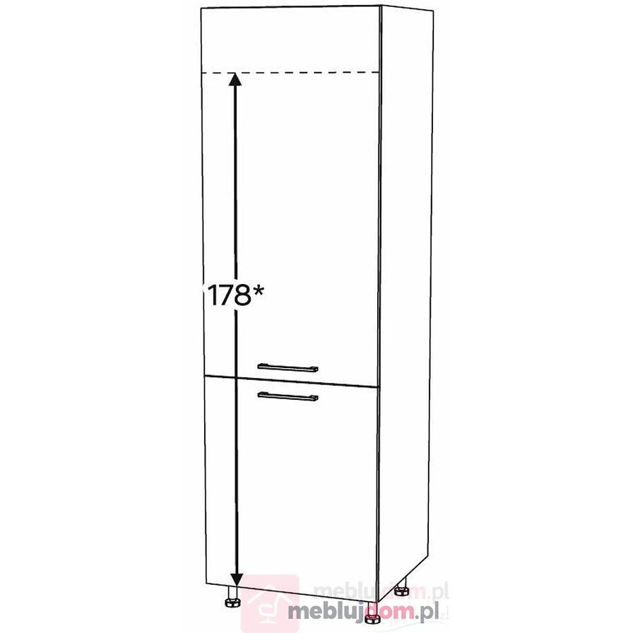 Szafka dolna MONO BLACK SL60