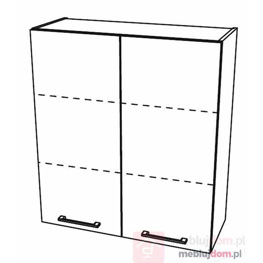Szafka wisząca KAMMONO BLACK W 90