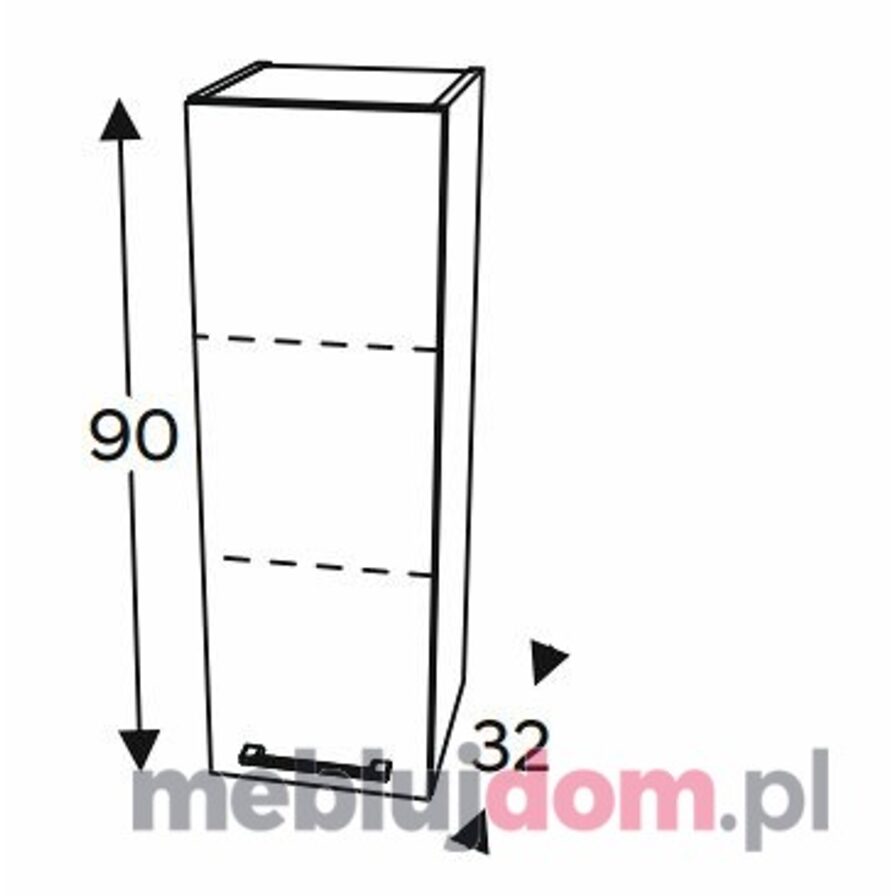 Szafka górna MONO W1 90