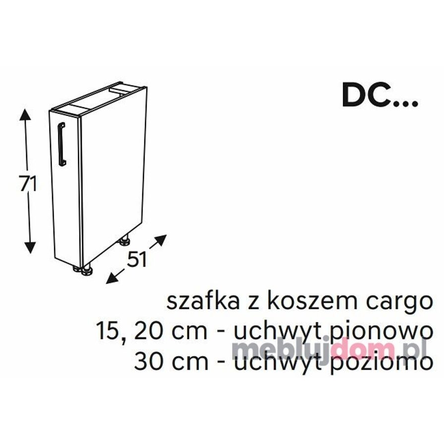 Szafka dolna KAMMONO CLASSIC DC