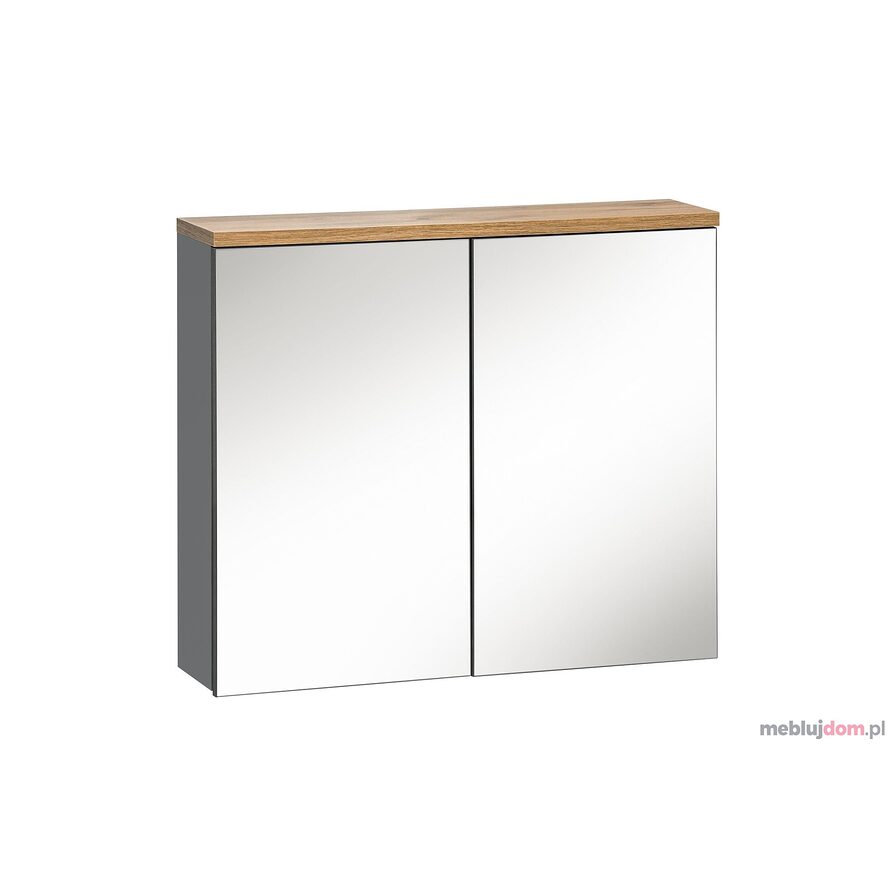 Szafka z lustrem BALI GREY 80 2D 