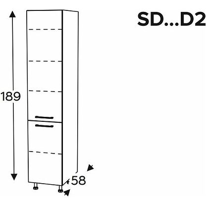 Szafka dolna KAMMONO CLASSIC SD D2