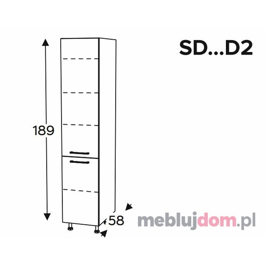 Szafka dolna KAMMONO CLASSIC SD D2