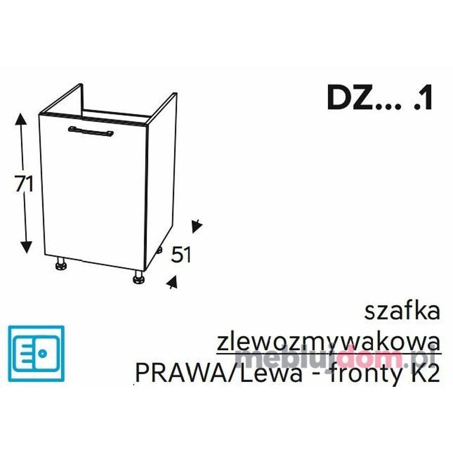 Szafka dolna KAMMONO CLASSIC DZ 1