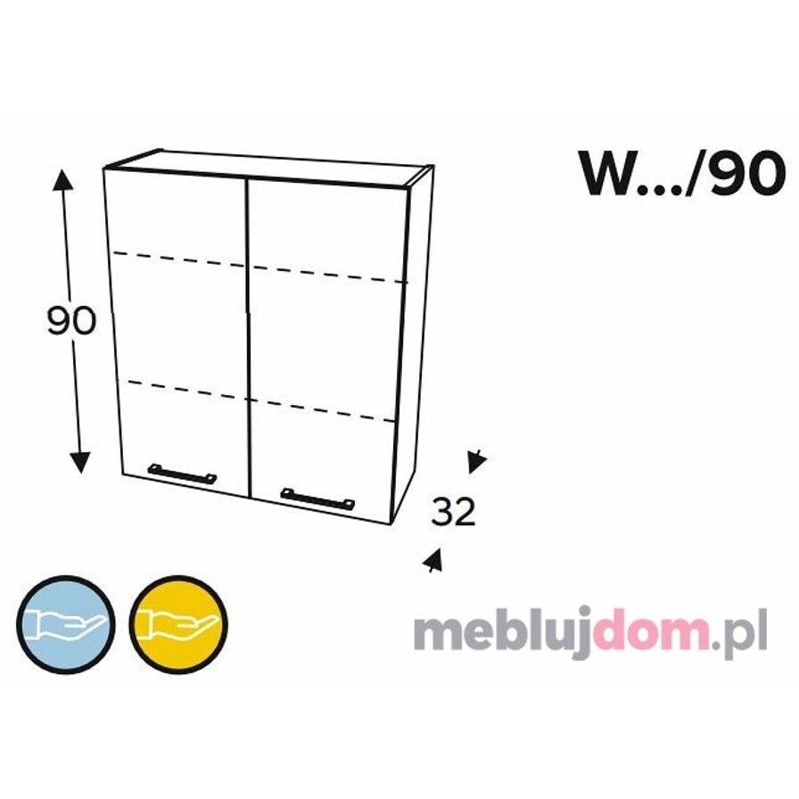 Szafka górna KAMMONO CLASSIC W 90