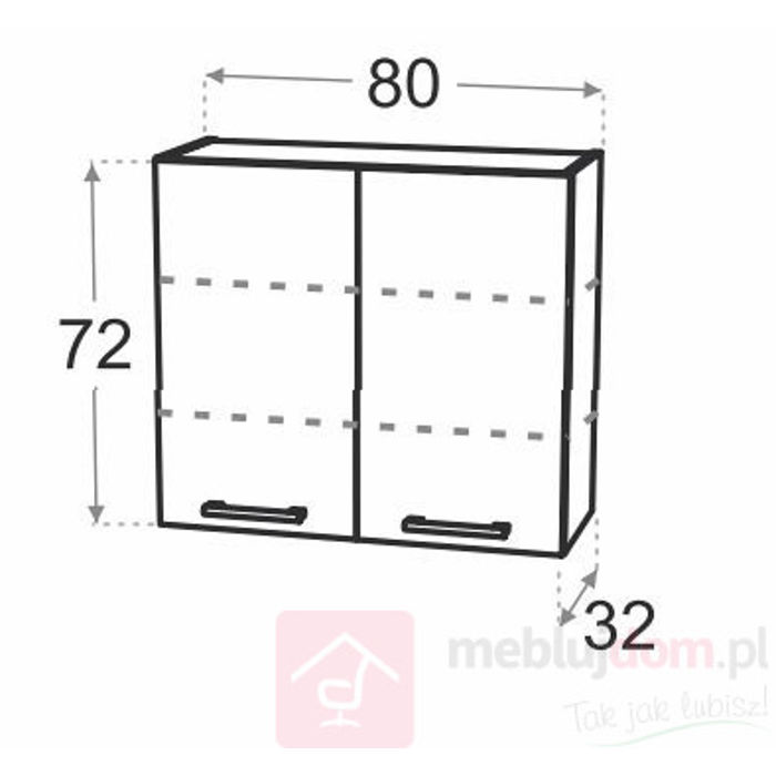 Szafka górna W8/72