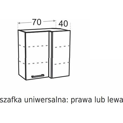 Szafka górna narożna DXL WRP7X4/72