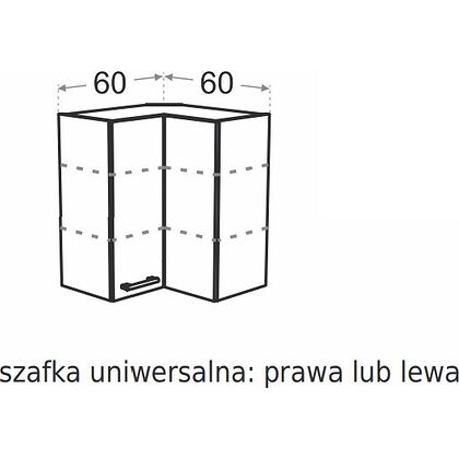 Szafka górna narożna DXL WRP60/72