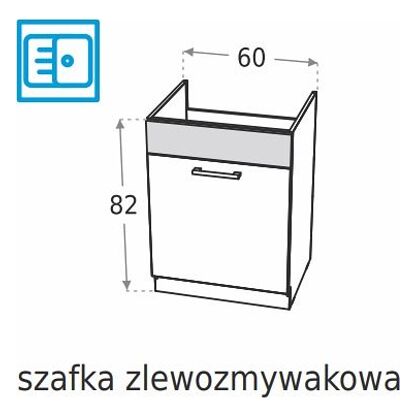 Szafka dolna DUO DZ6 (zlewozmywakowa)
