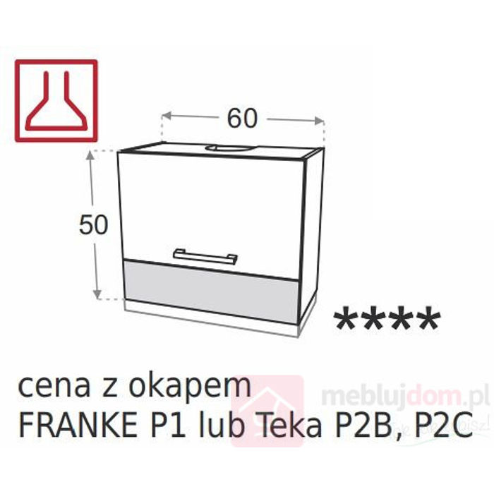 Szafka górna DUO WO6/50