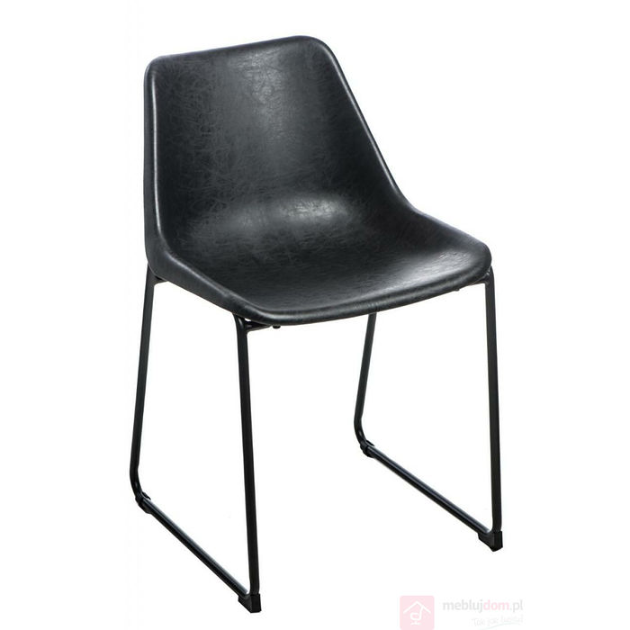 Krzesło BRITY VINTAGE BLACK