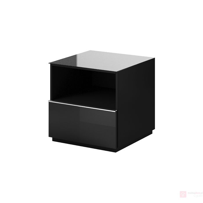 Komoda RTV Helio 37 Helvetia Czarna