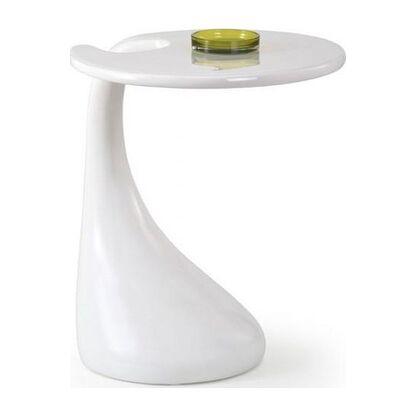 Ława VIVA Halmar Biały, ⌀45 cm