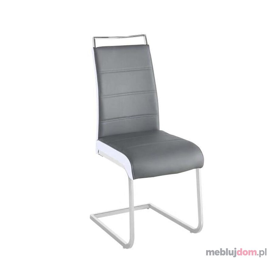 Krzesło C036 Szarość + Biel