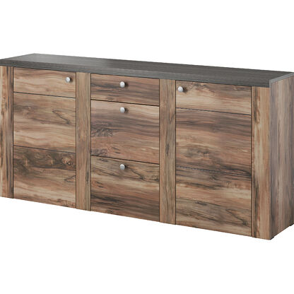 Komoda LARONA 25 Helvetia Orzech Satin