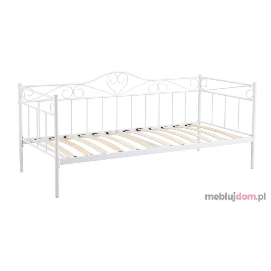 Łóżko metalowe MBD8509 białe