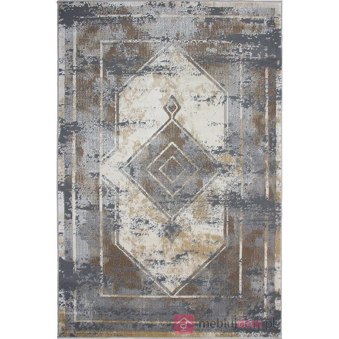Beżowo-Szaro-Brązowy Dywan HOME A856A CREAM / L.BROWN
