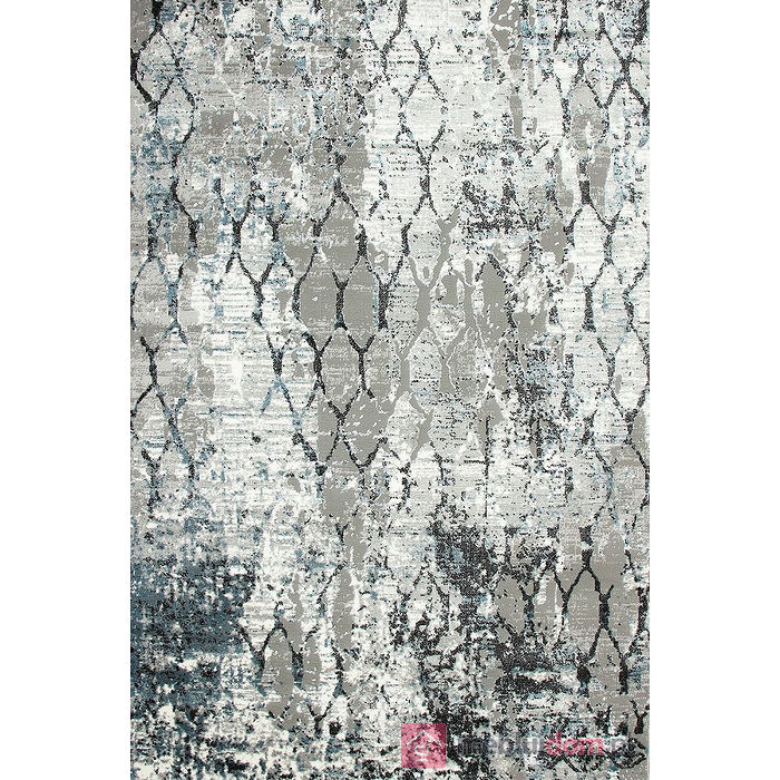 Dywan HOME NP135A GREY/BLUE HERMES Szaro-Beżowo-Niebieski