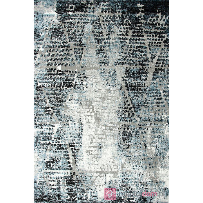 Dywan HOME NP137A GREY/BLUE Szaro-Niebiesko-Czarno-Beżowy