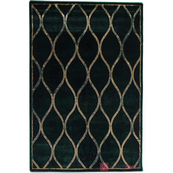 Dywan DIAMOND K8741Y GREEN zielony z marokańskim wzorem