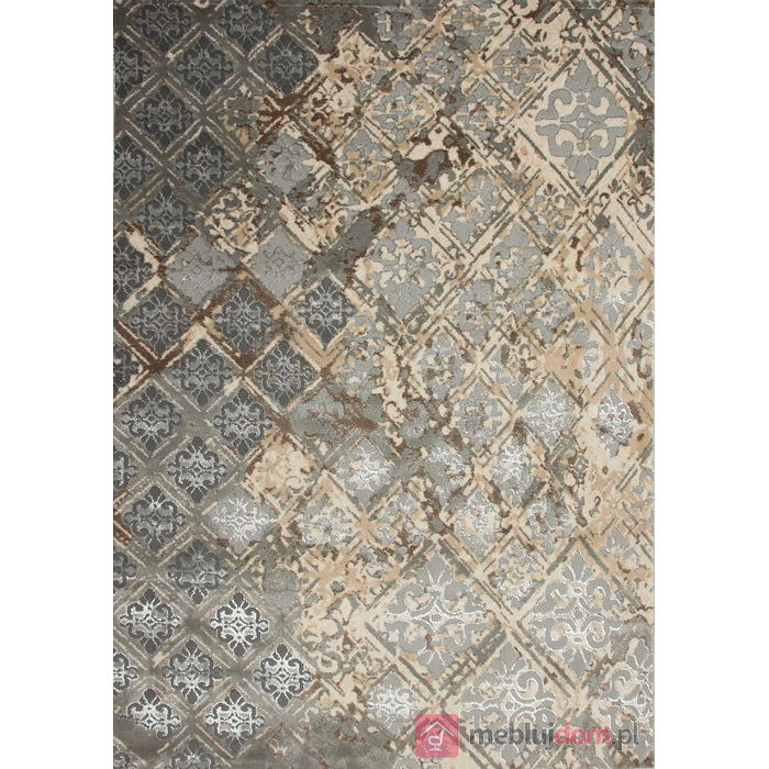 Dywan HOME W6121 CREAM/GREY Geometryczny
