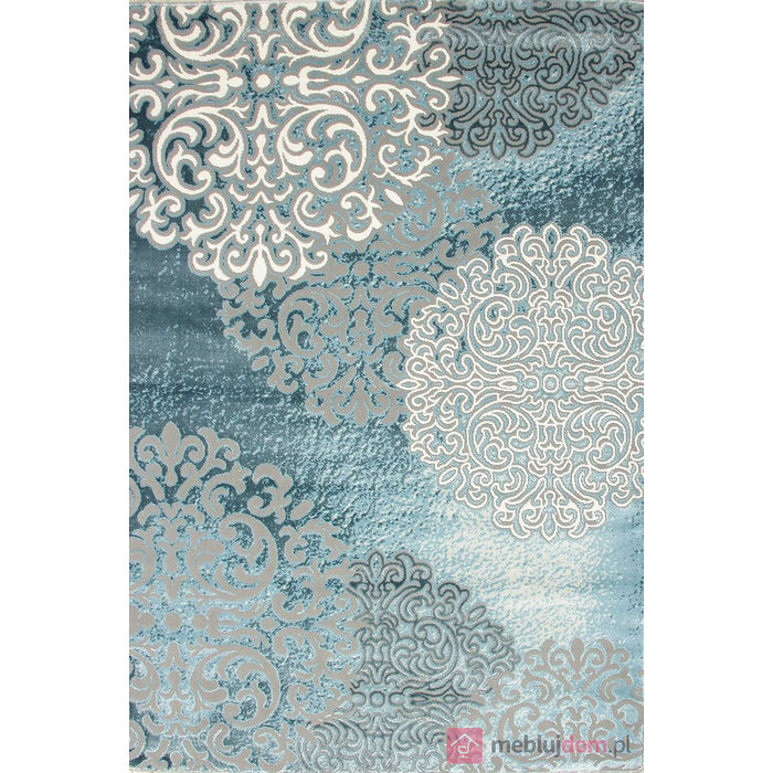 Dywan GALYA K3868A BLUE / BLUE niebieski z ornamentami
