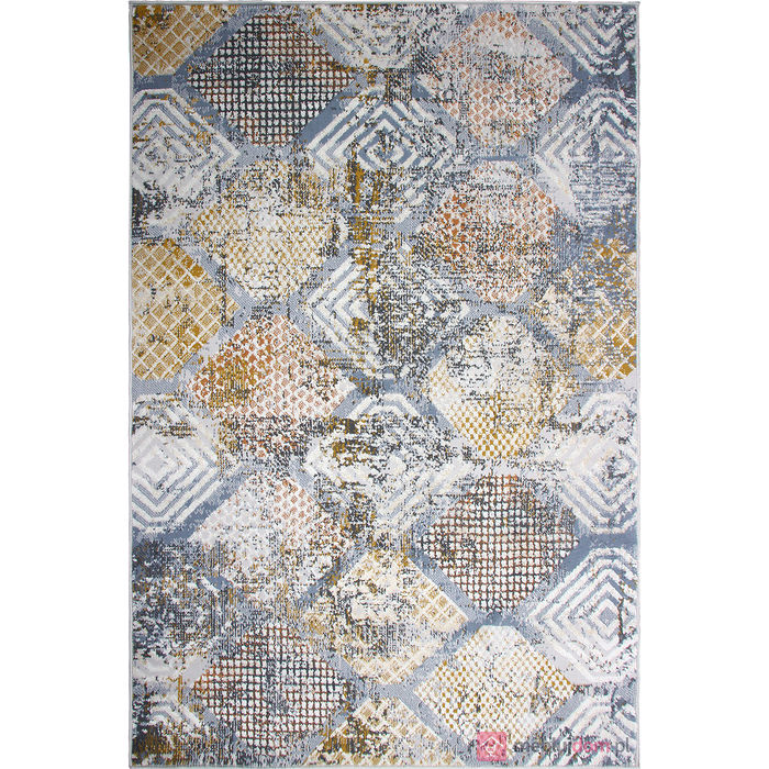 Dywan SPRANDI A2329A L.GREY COKEN / D.YELLOW wzorzysty