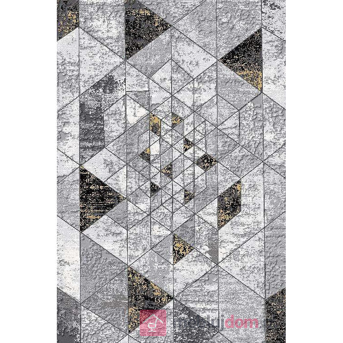 Dywan TENDER 23092B BLACK/L.GREY VELVET nowoczesny marmurowy