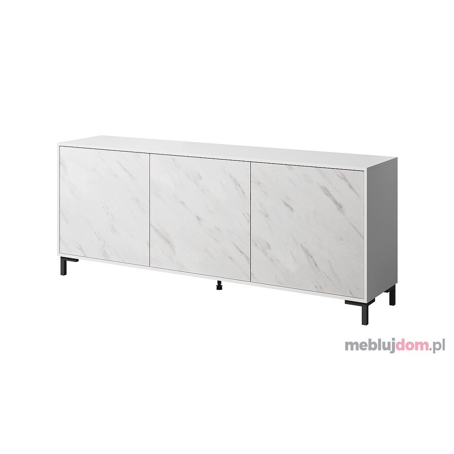 Komoda MARMO 200 Biały Mat 