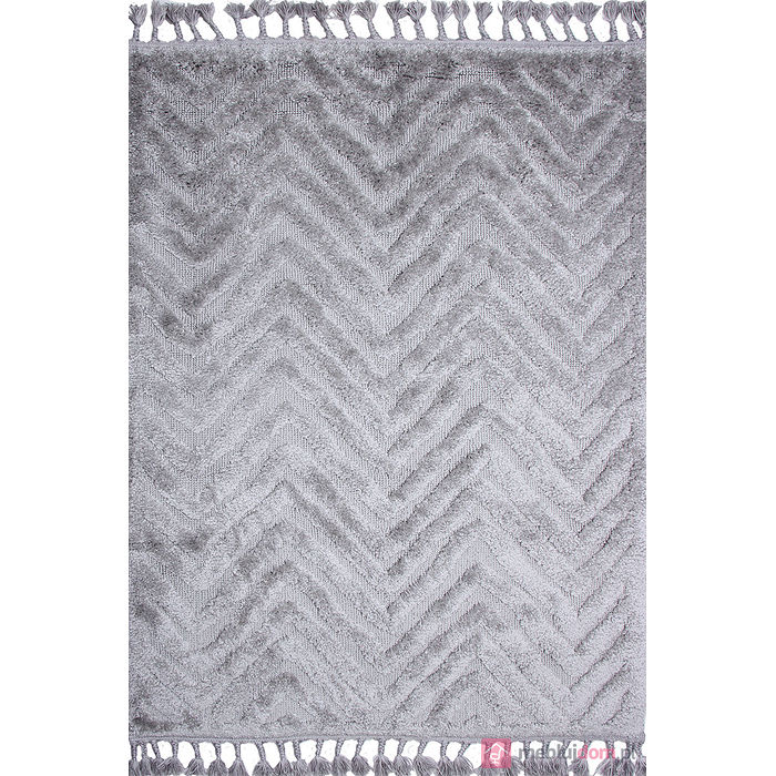 Dywan BERBER 7059 L.GREY szary z warkoczykami