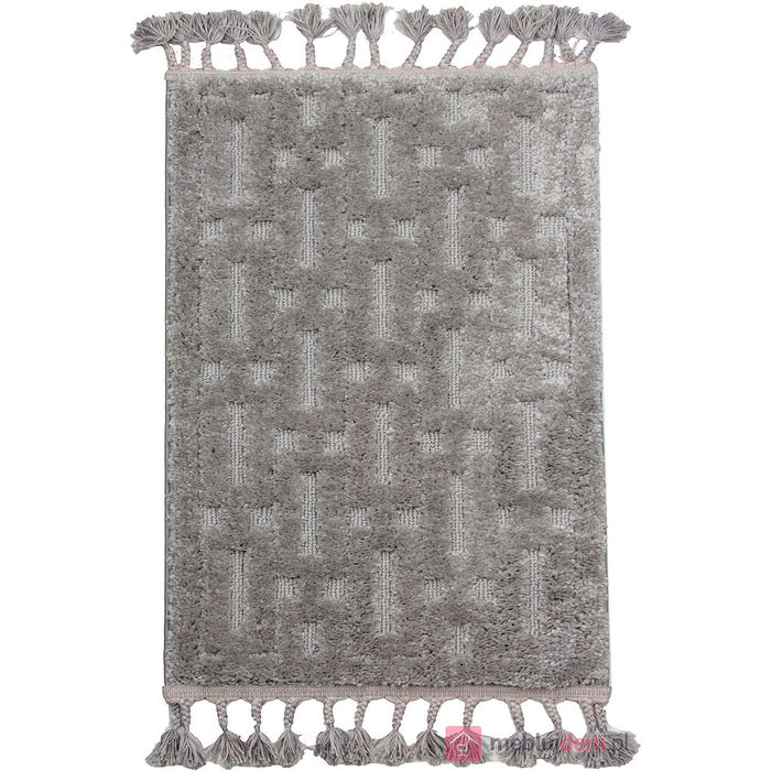 Dywan BERBER 7060 L.GREY szary z warkoczykami