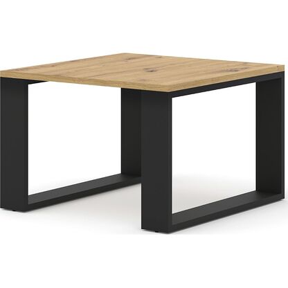 Stolik kawowy MONDI 60 Dąb Artisan + Czarny 