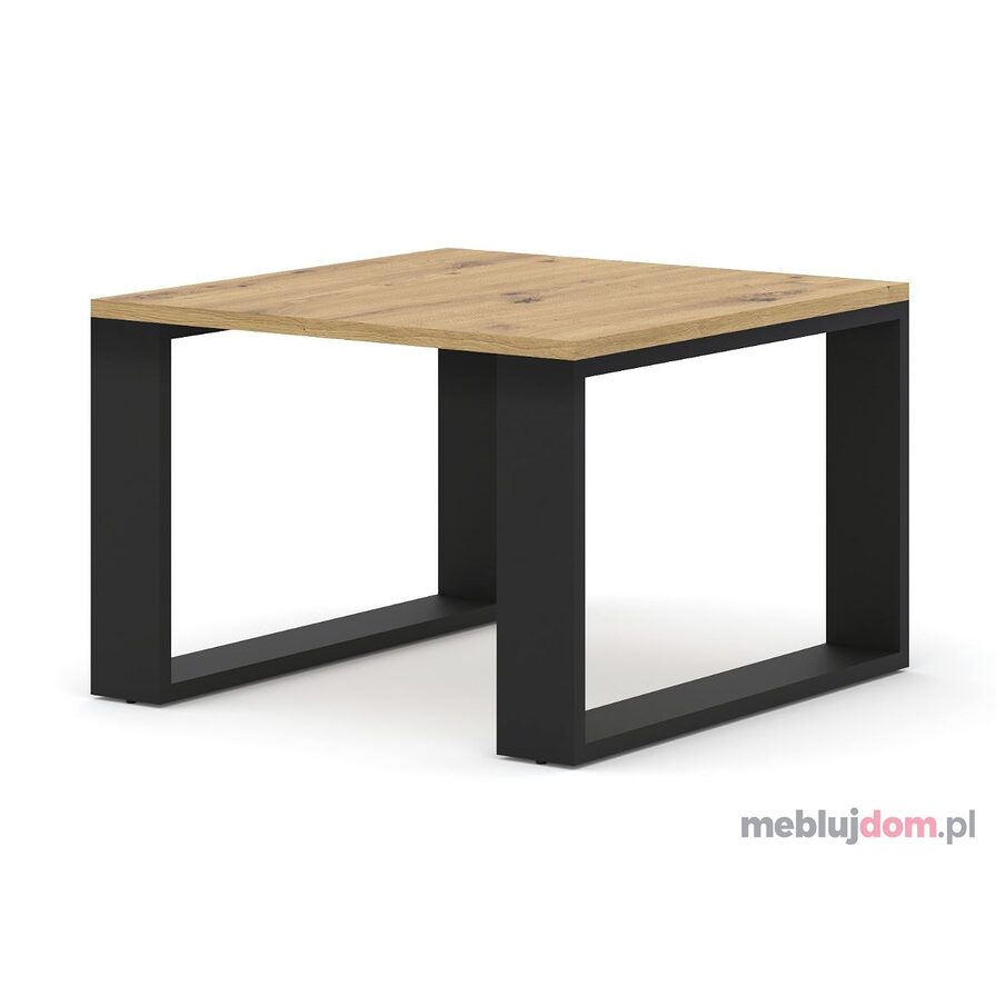 Stolik kawowy MONDI 60 Dąb Artisan + Czarny 