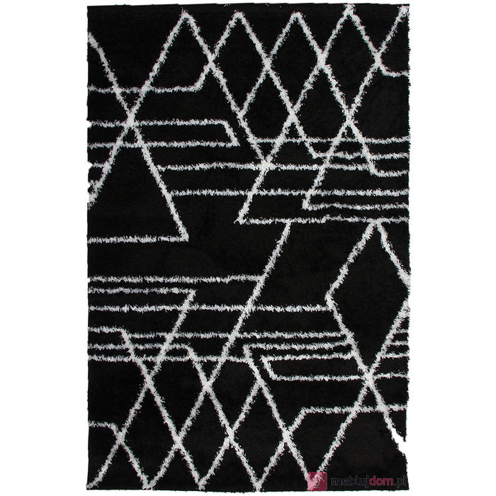 Dywan BOHO 610 Czarno-Kremowy