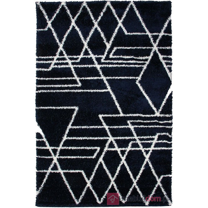 Dywan BOHO 610 NAVY Granatowo-Kremowy 