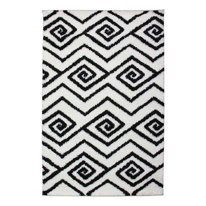 Dywan BOHO 638 Kremowo-Czarny